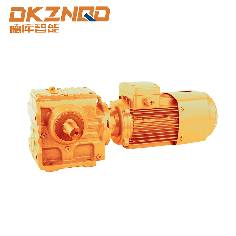 Motor cu angrenaj elicoidal elicoidal montat pe picior seria S