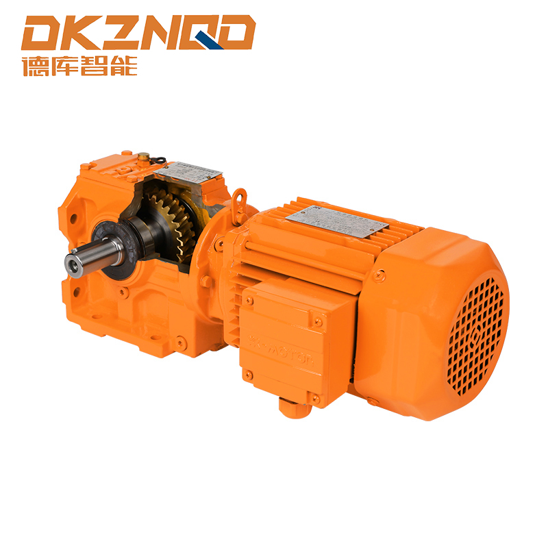 Motor cu angrenaj elicoidal-melcat seria S