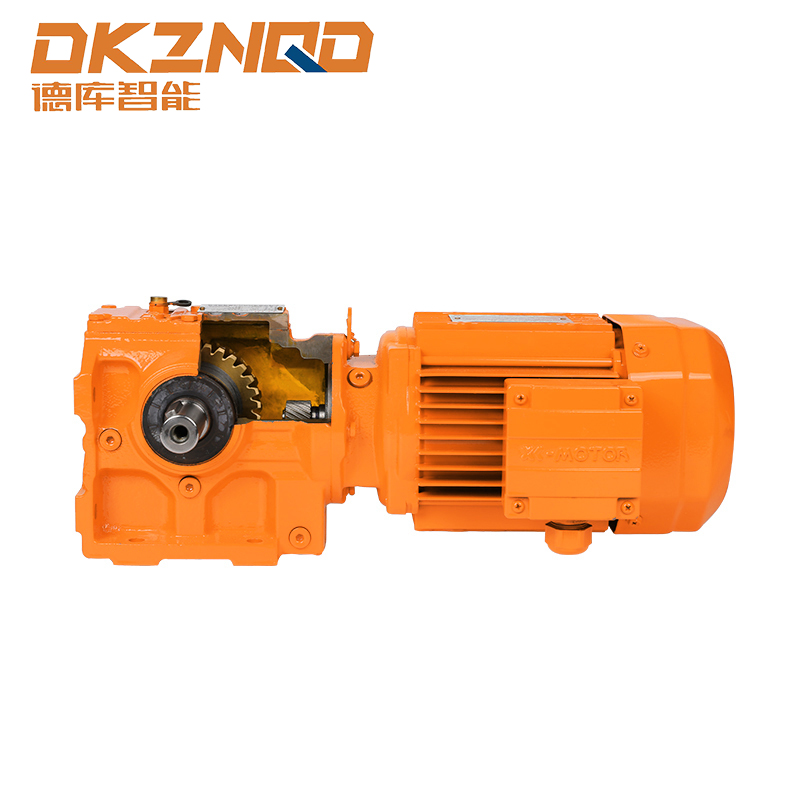 Motor cu angrenaj elicoidal-melcat seria S