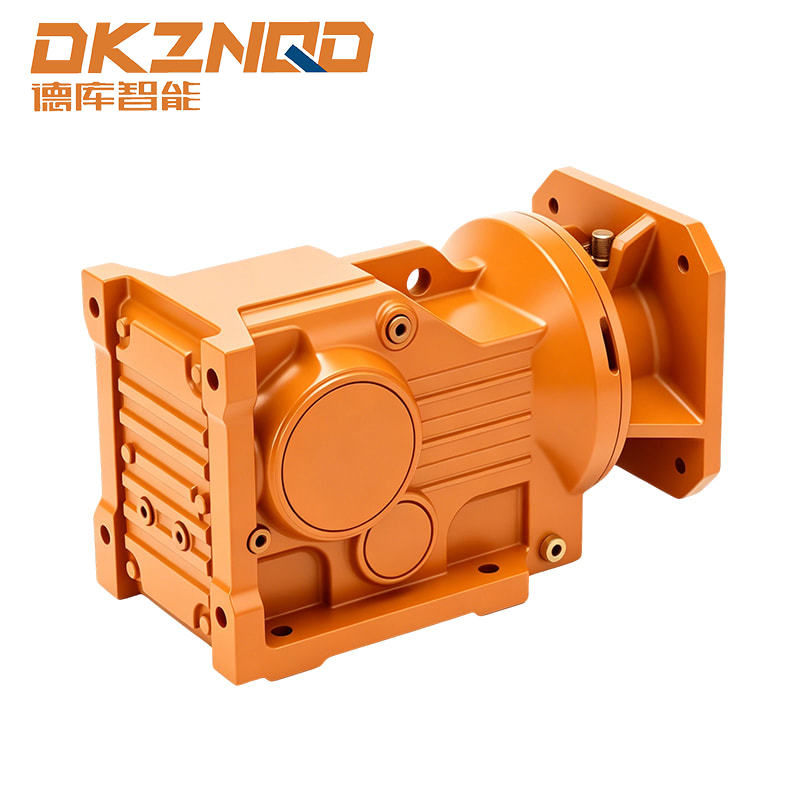 Motor cu angrenaj elicoidal, montat pe picior, seria K