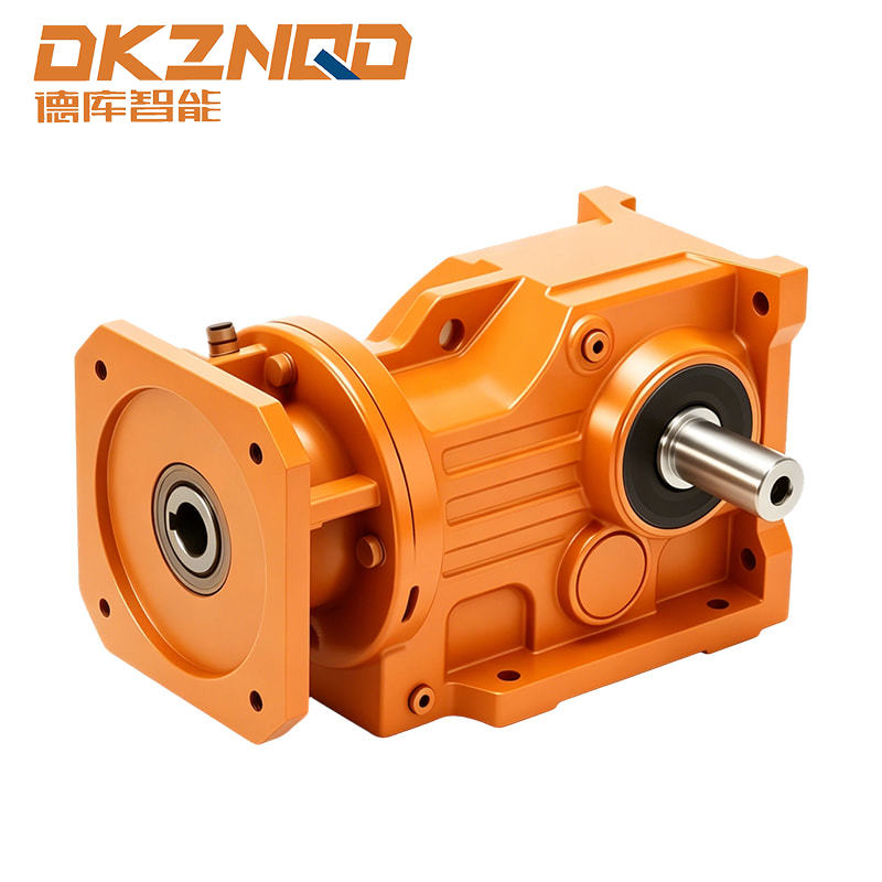 Motor cu angrenaj elicoidal, montat pe picior, seria K